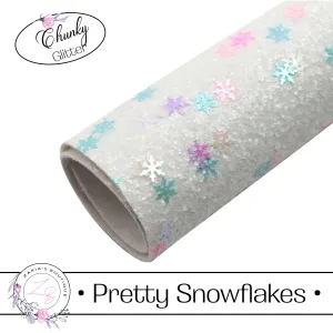 ⋅ Snowflakes ⋅ Embellished Chunky Glitter ⋅
