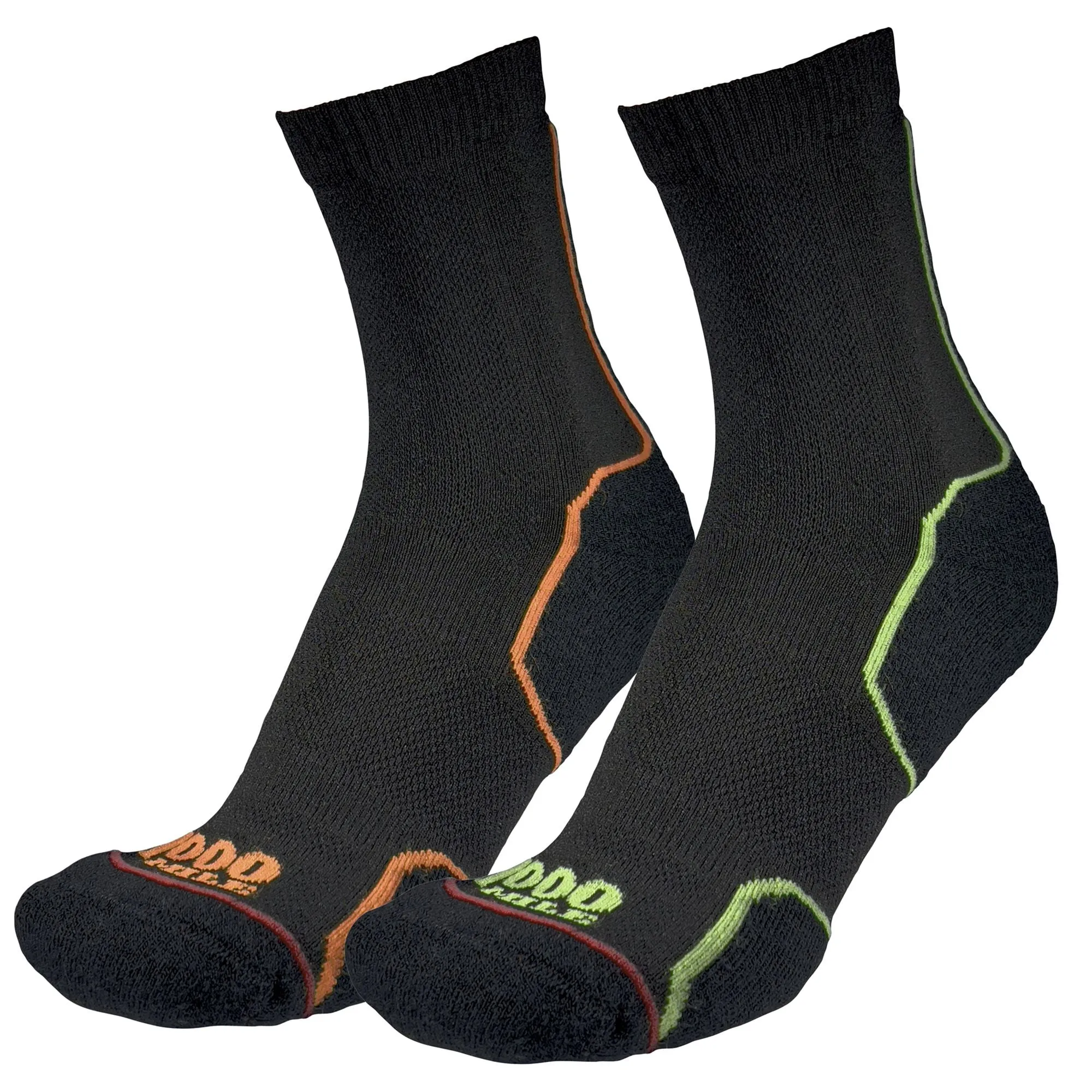 2 Pack Mens Trail Repreve Single Layer Socks
