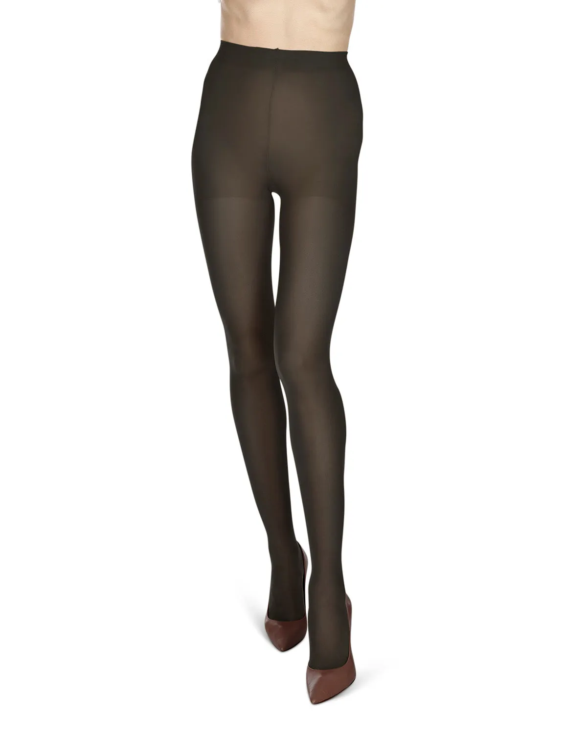 6 Pair Women's 12 Denier Crystal Sheer Shaper Pantyhose