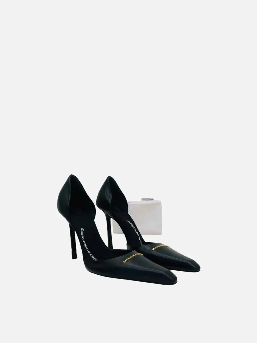 ALEXANDER WANG Viola D'Orsay Black Pumps 40