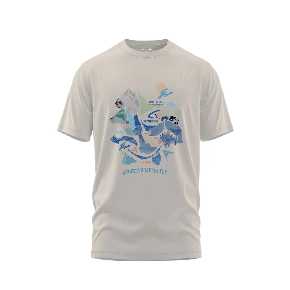 ARTY:ACTIVE Unisex's T-shirt Fragmented Sportive