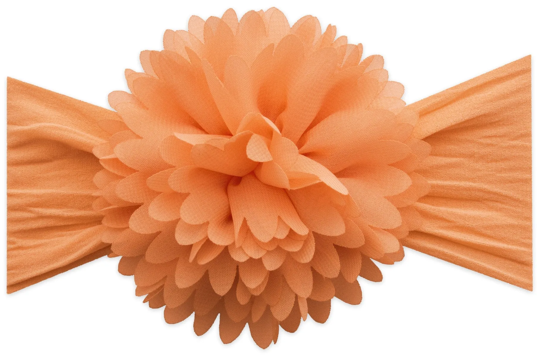 Baby Bling Chiffon Carnation Flower-Apricot