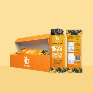 Bare Fruit Mix Fruit Bar | No Added Sugar, Zero Preservatives, Additive-Free | Healthy Energy Snack | Mango (Pack of 6)