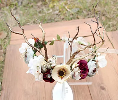Boho Deer Flower Crown