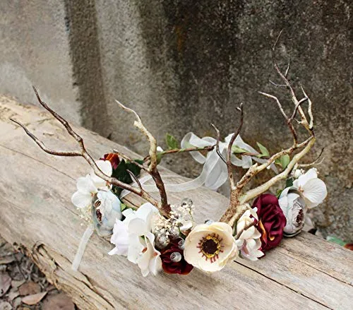 Boho Deer Flower Crown