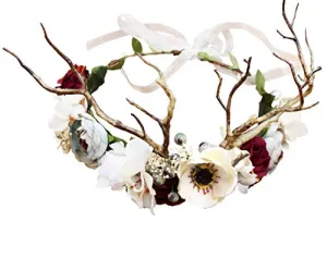Boho Deer Flower Crown