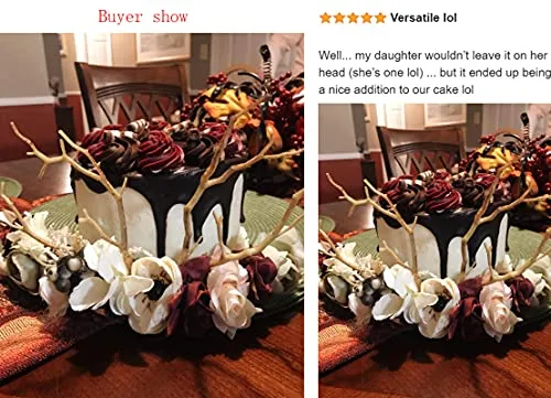 Boho Deer Flower Crown