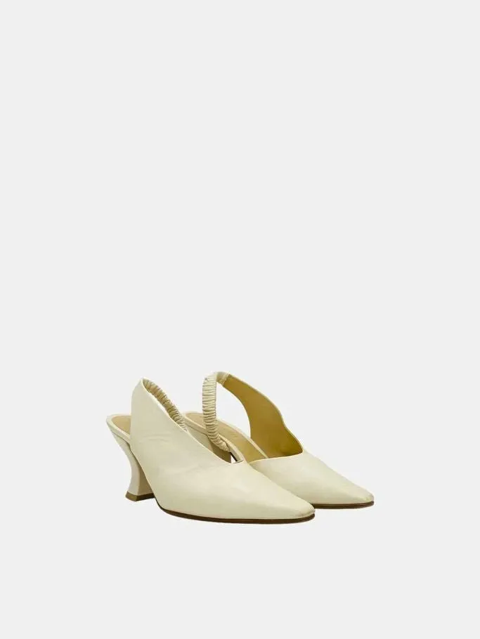 BOTTEGA VENETA D'Orsay Beige Slingbacks 35