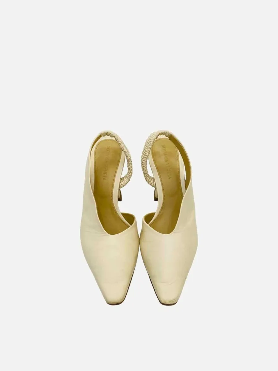 BOTTEGA VENETA D'Orsay Beige Slingbacks 35