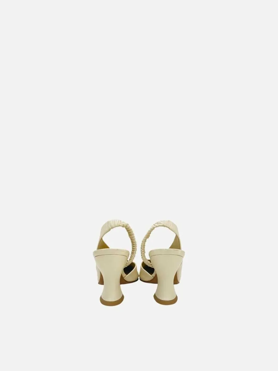 BOTTEGA VENETA D'Orsay Beige Slingbacks 35