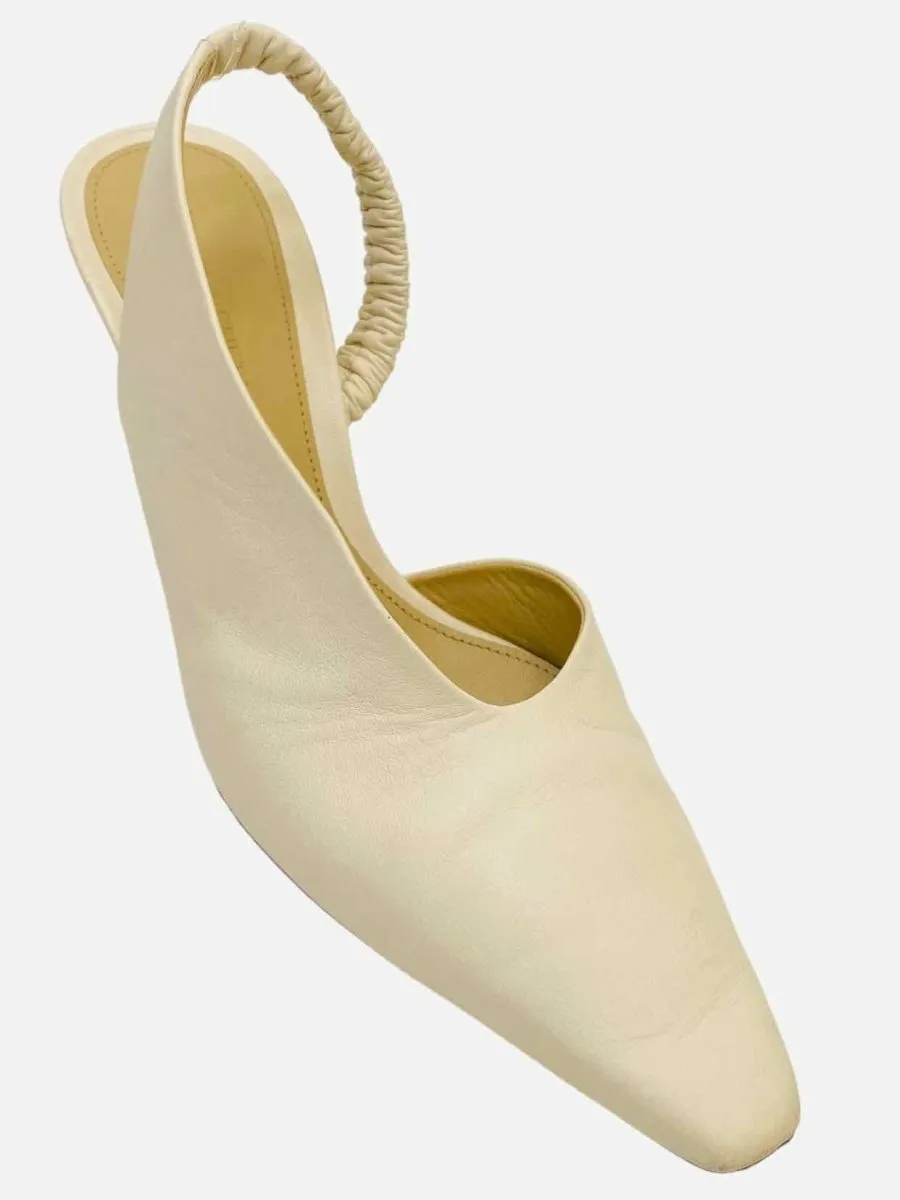 BOTTEGA VENETA D'Orsay Beige Slingbacks 35