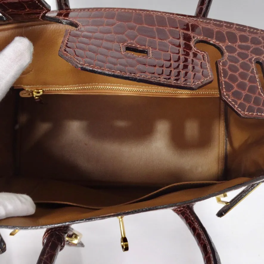 CCO Firenze Red Crocodile Handbag