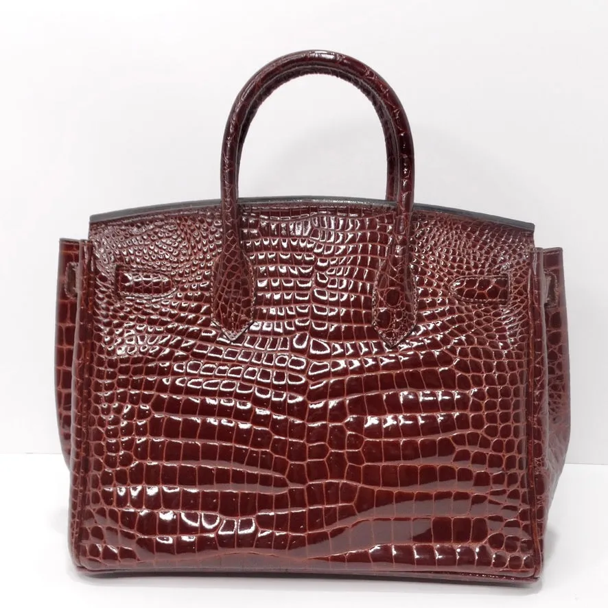 CCO Firenze Red Crocodile Handbag