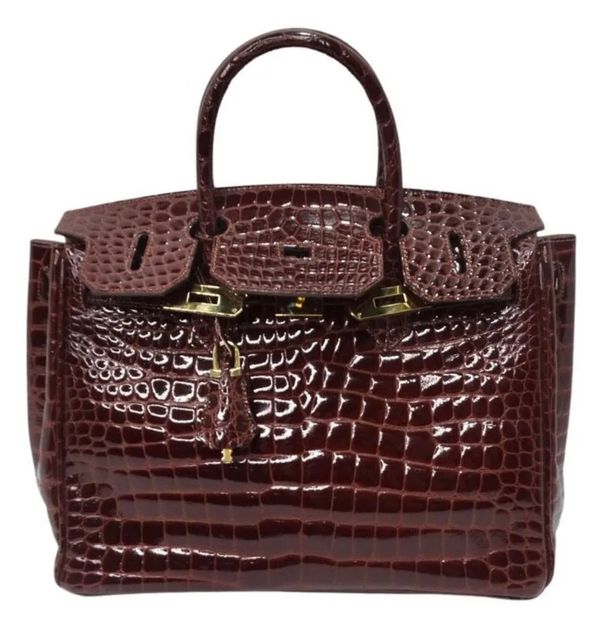 CCO Firenze Red Crocodile Handbag