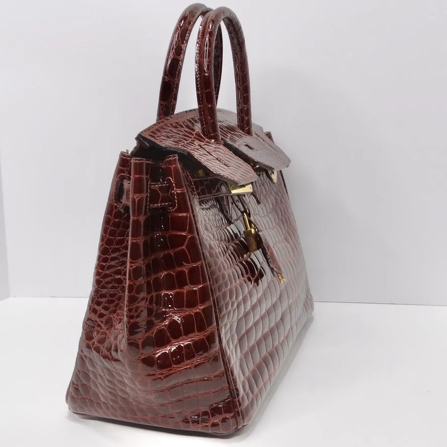 CCO Firenze Red Crocodile Handbag