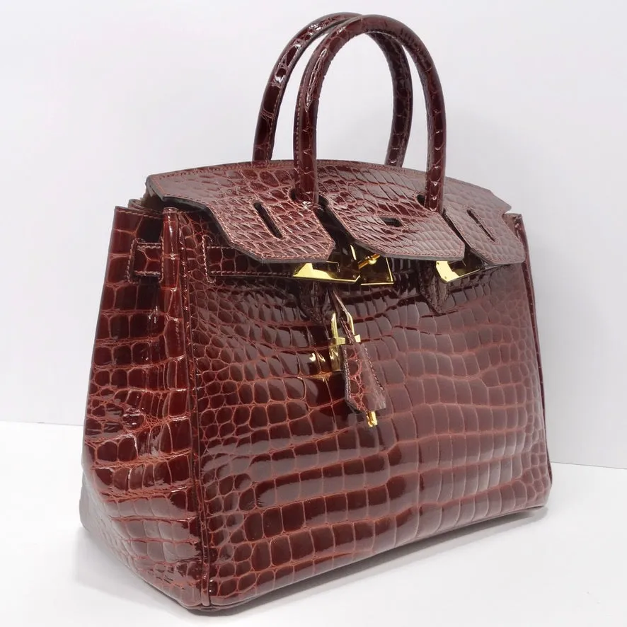 CCO Firenze Red Crocodile Handbag