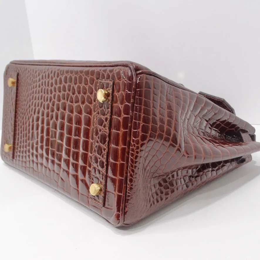 CCO Firenze Red Crocodile Handbag
