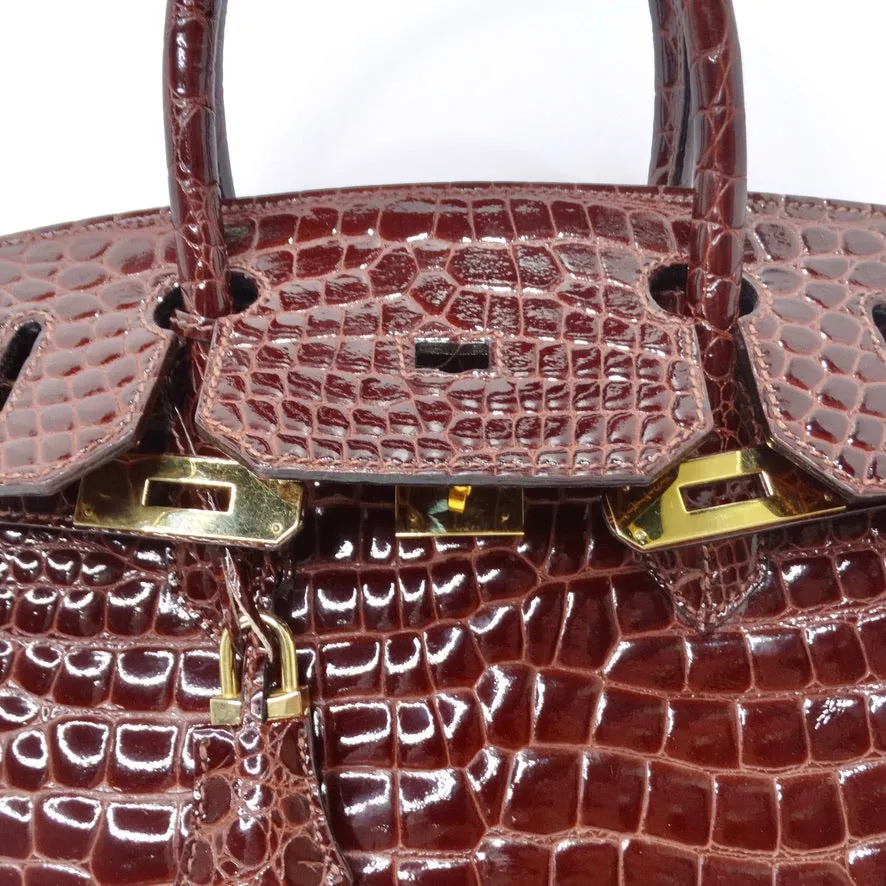 CCO Firenze Red Crocodile Handbag