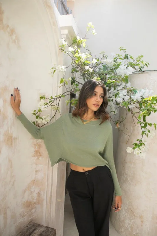 Chester Knit Jumper - Sage