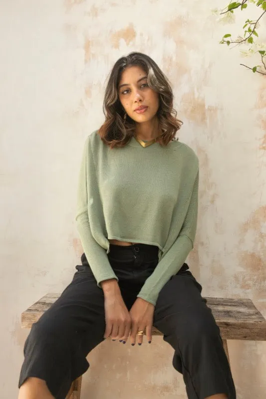 Chester Knit Jumper - Sage