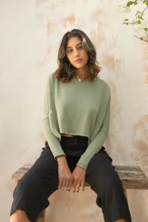 Chester Knit Jumper - Sage