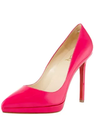 CHRISTIAN LOUBOUTIN PATENT LEATHER PIGALLE PUMPS