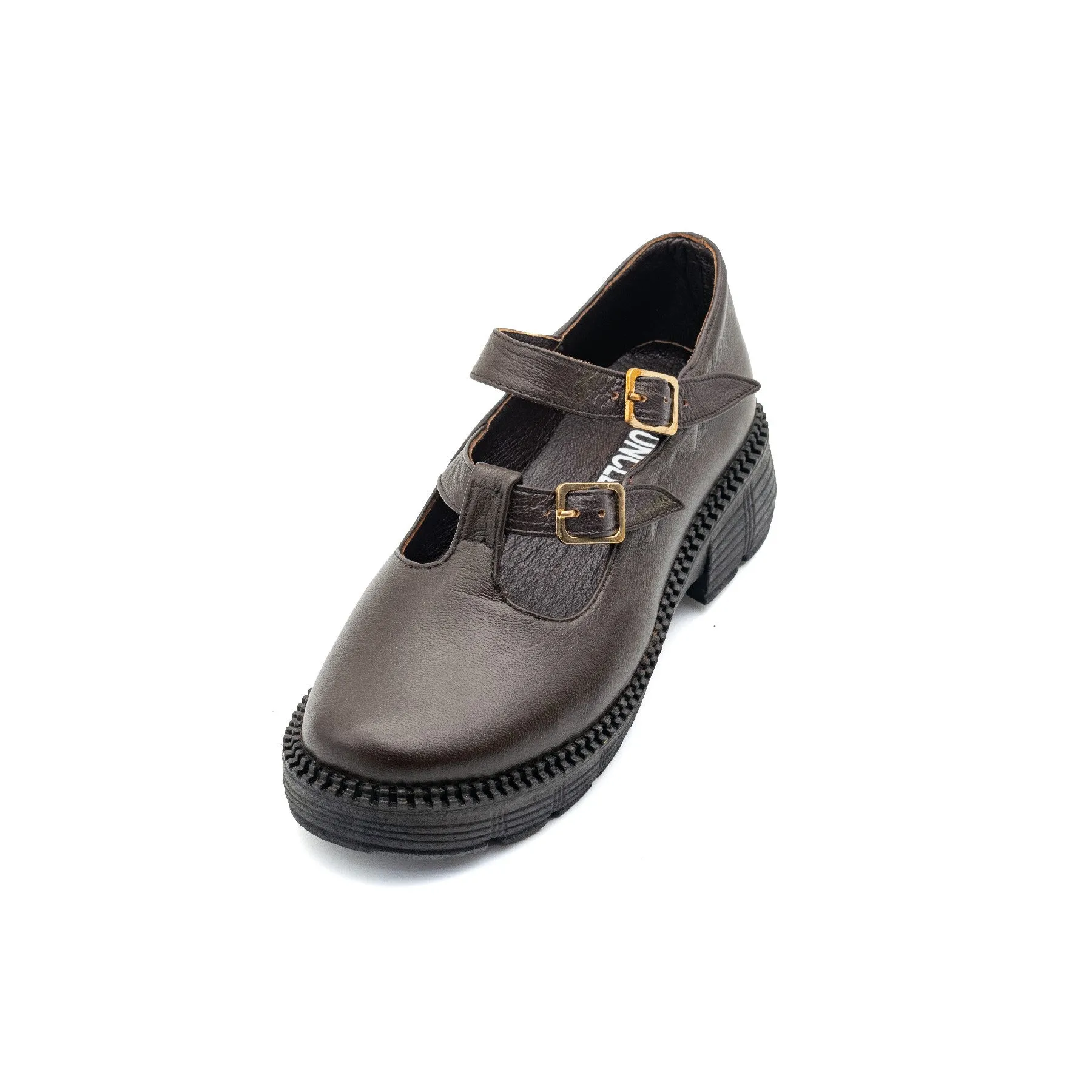 Chunky Classic Shoe - Brown