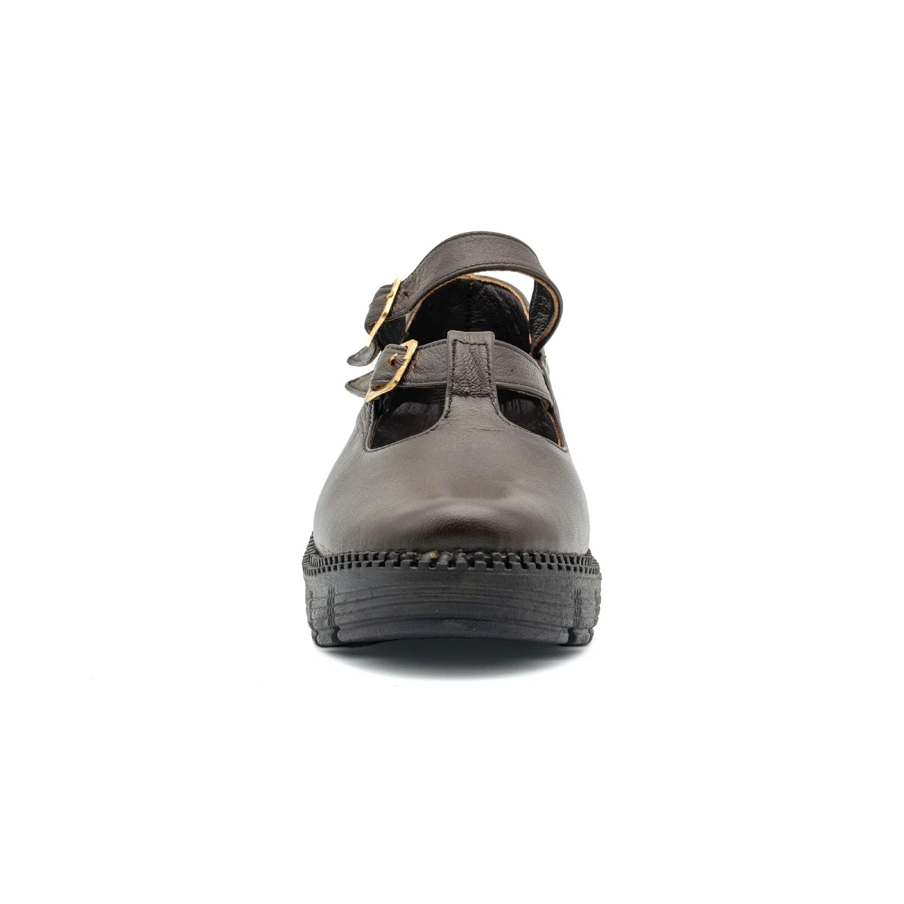 Chunky Classic Shoe - Brown