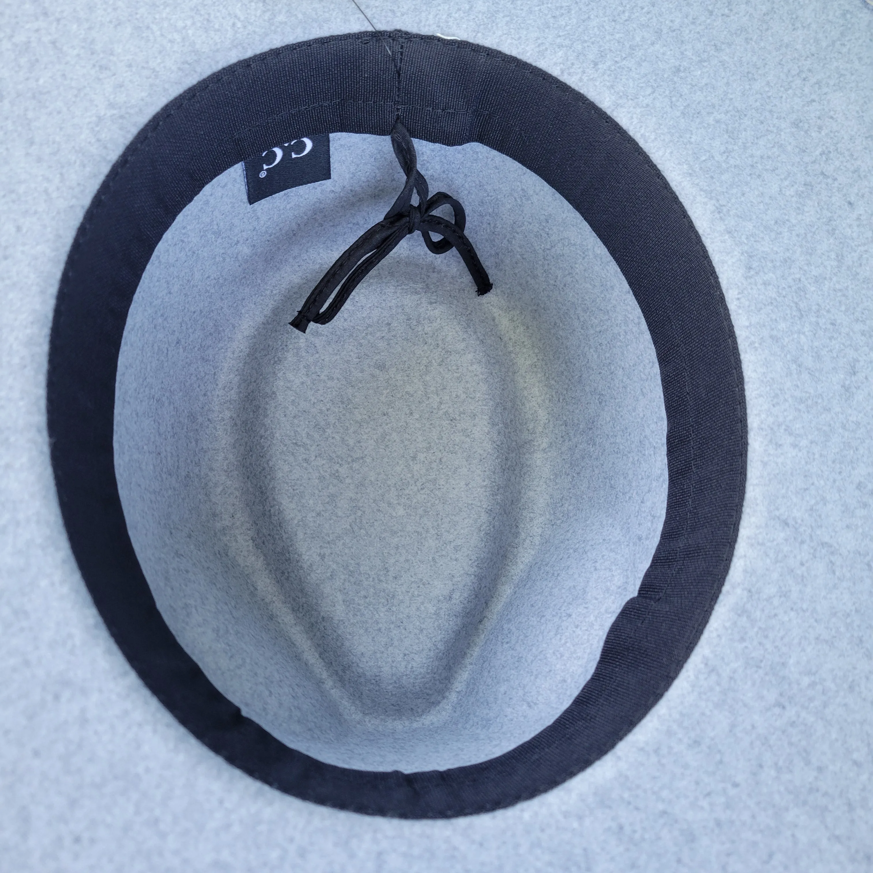Decorative Trim Band CC Panama Hat - Heather Lt. Blue