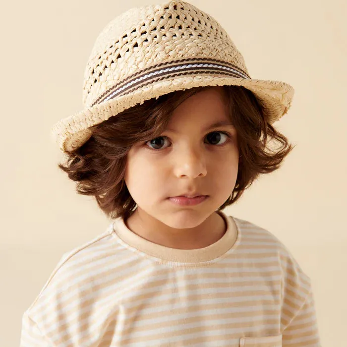 Designer Kidz | Straw Trilby Hat