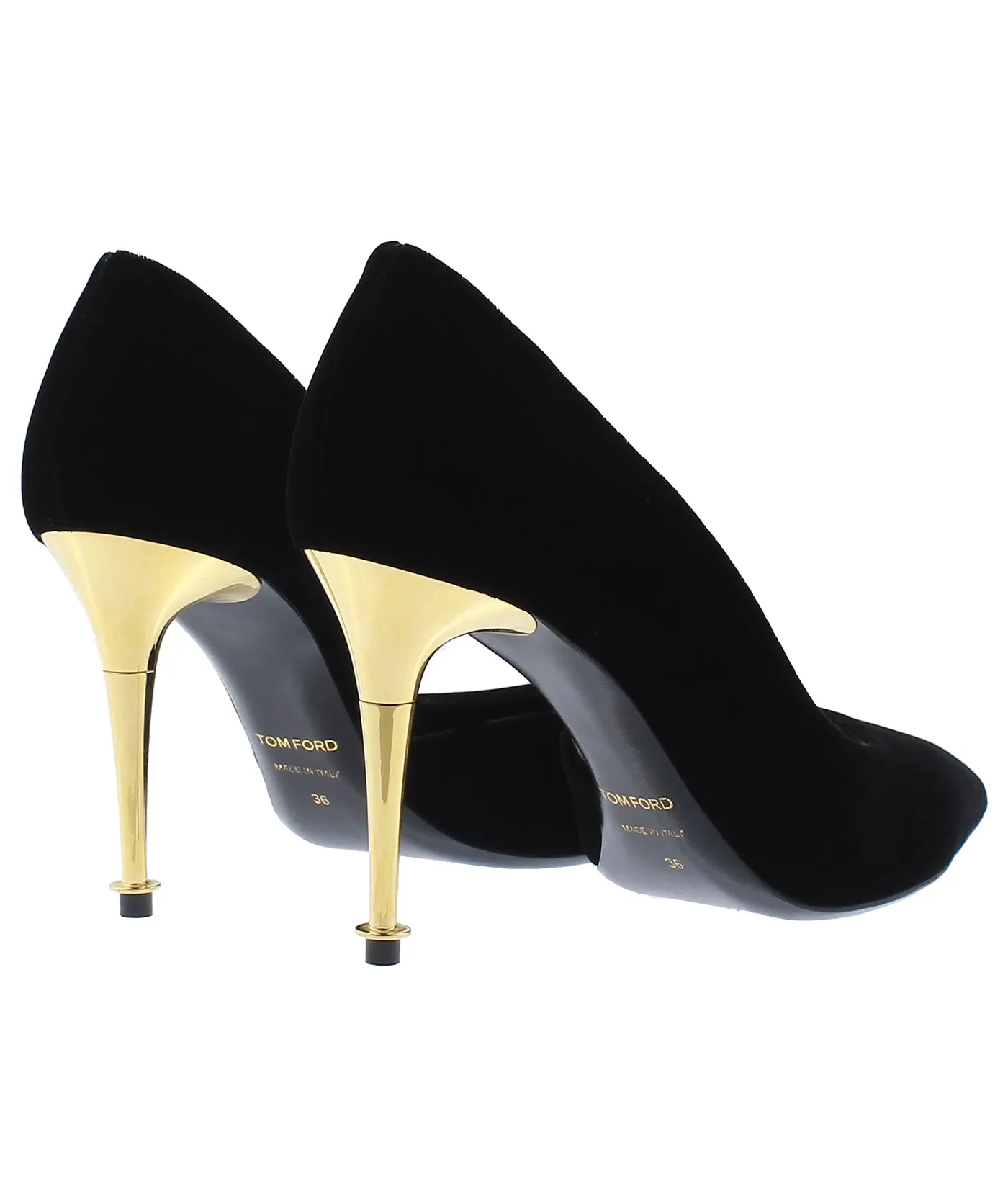 D'Orsay Pointed Velvet Pumps