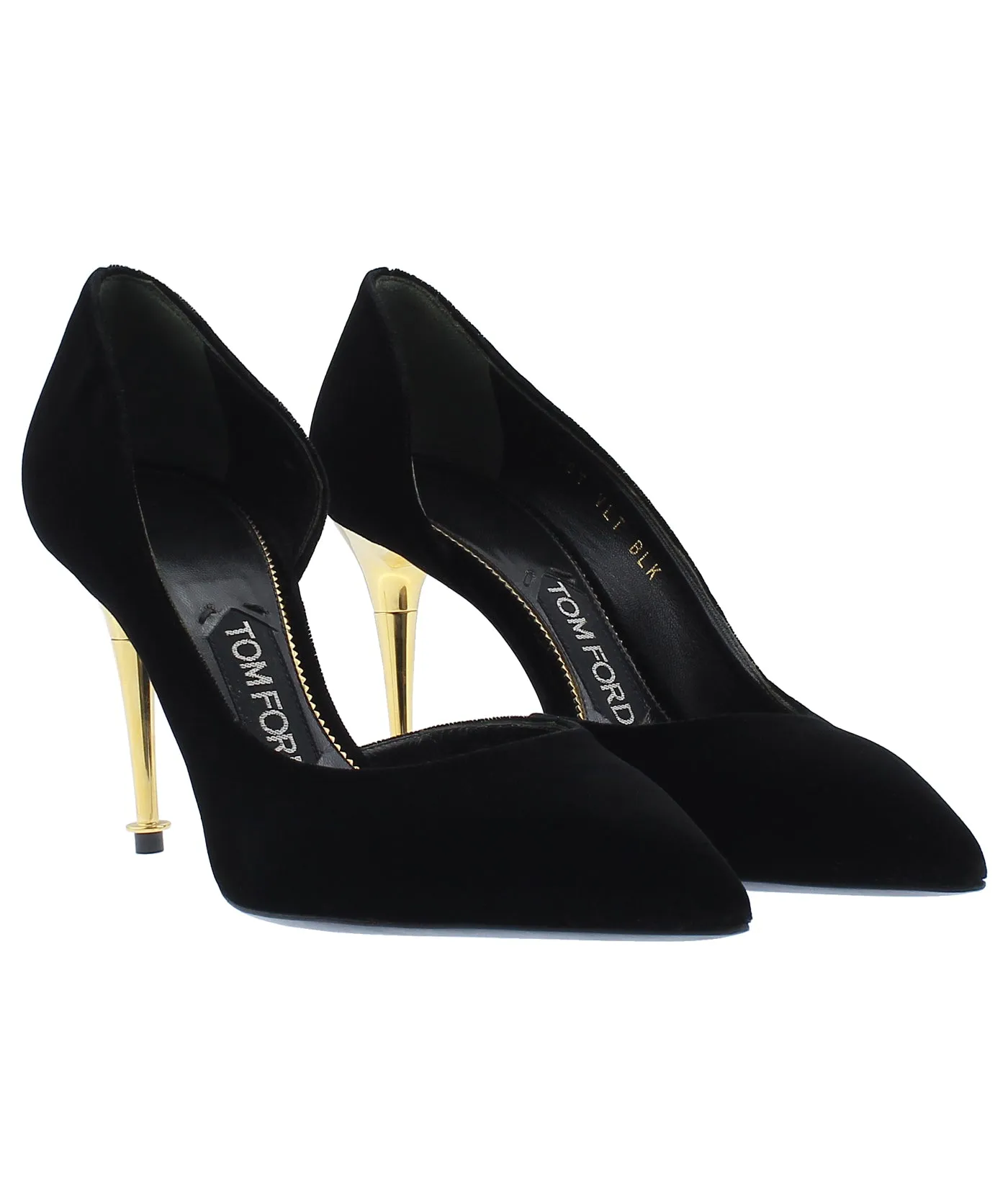 D'Orsay Pointed Velvet Pumps