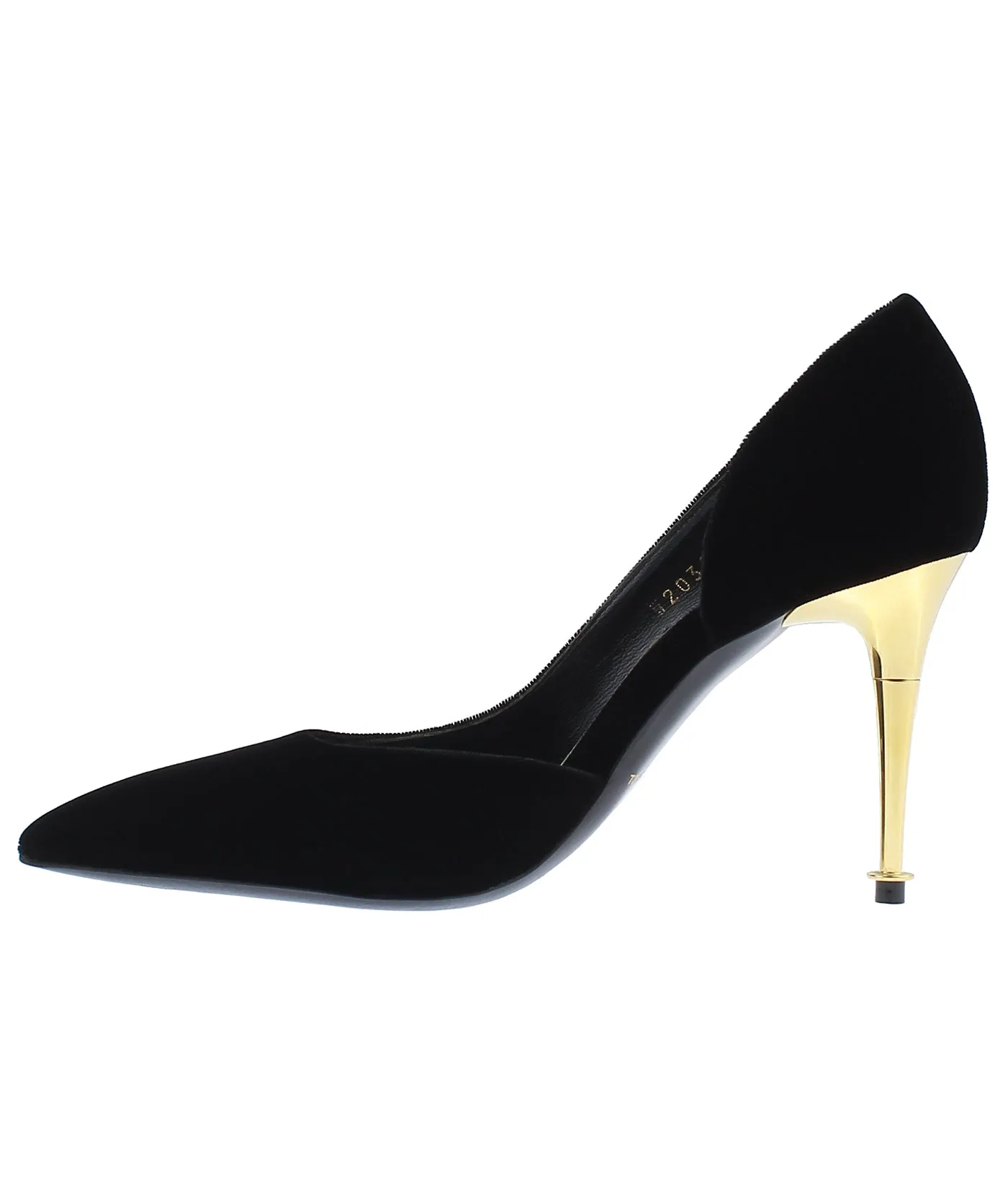 D'Orsay Pointed Velvet Pumps