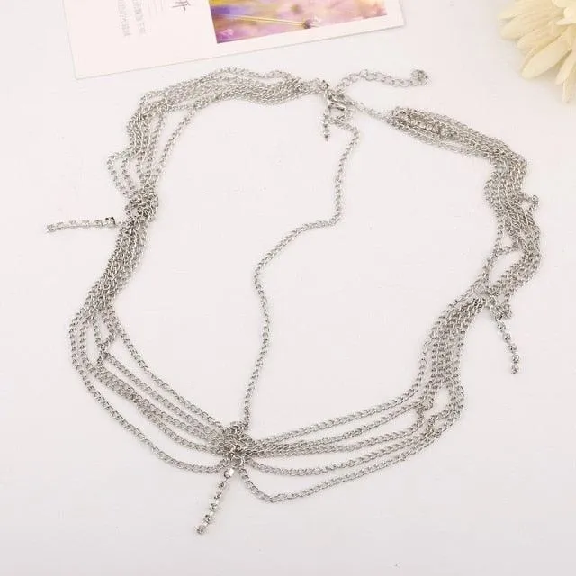 Draping Boho Head Chain Hair Accessories
