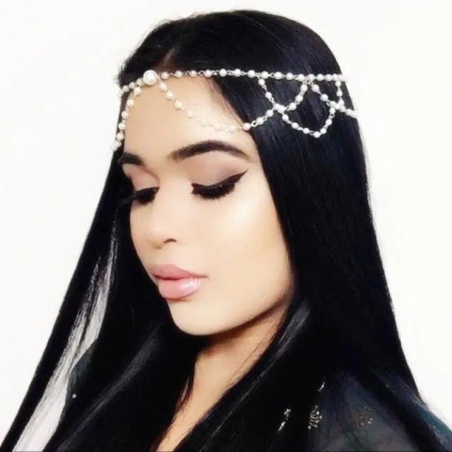 Draping Boho Head Chain Hair Accessories