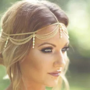 Draping Boho Head Chain Hair Accessories