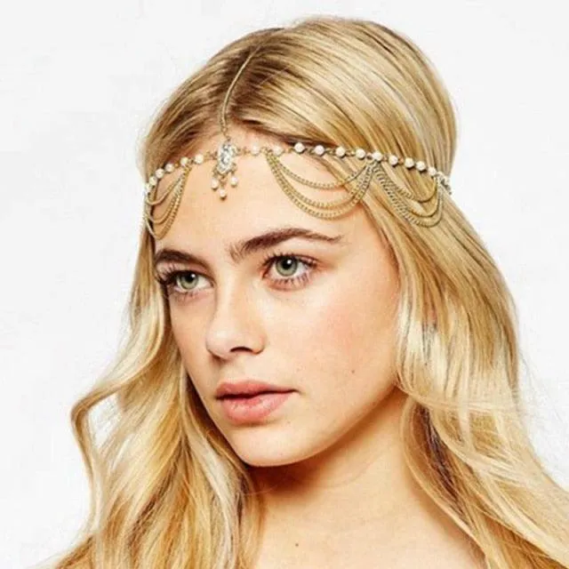 Draping Boho Head Chain Hair Accessories