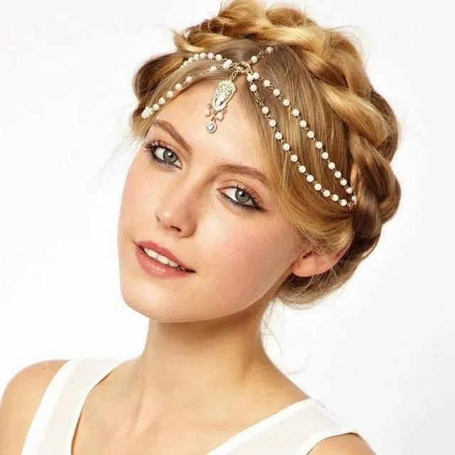 Draping Boho Head Chain Hair Accessories