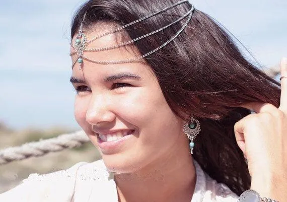 Draping Boho Head Chain Hair Accessories