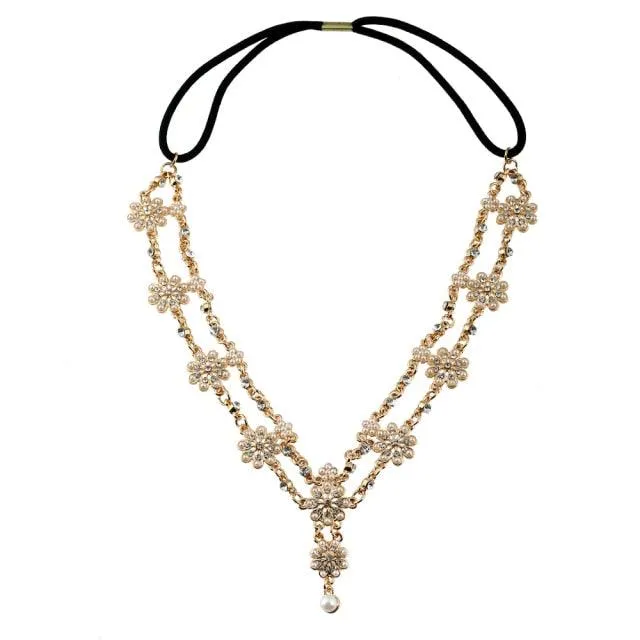 Draping Boho Head Chain Hair Accessories
