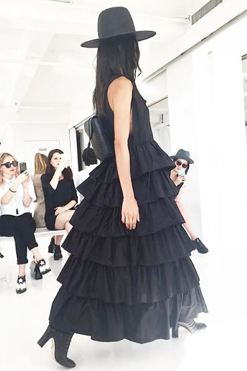 'Dusk' Ruffle Dress