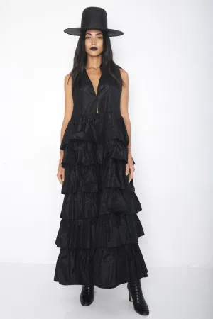 'Dusk' Ruffle Dress