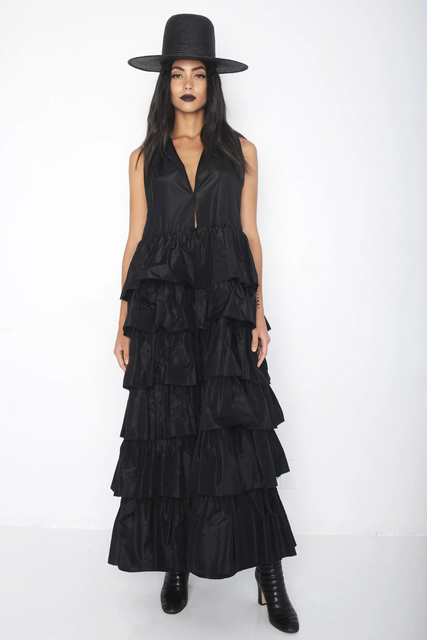 'Dusk' Ruffle Dress