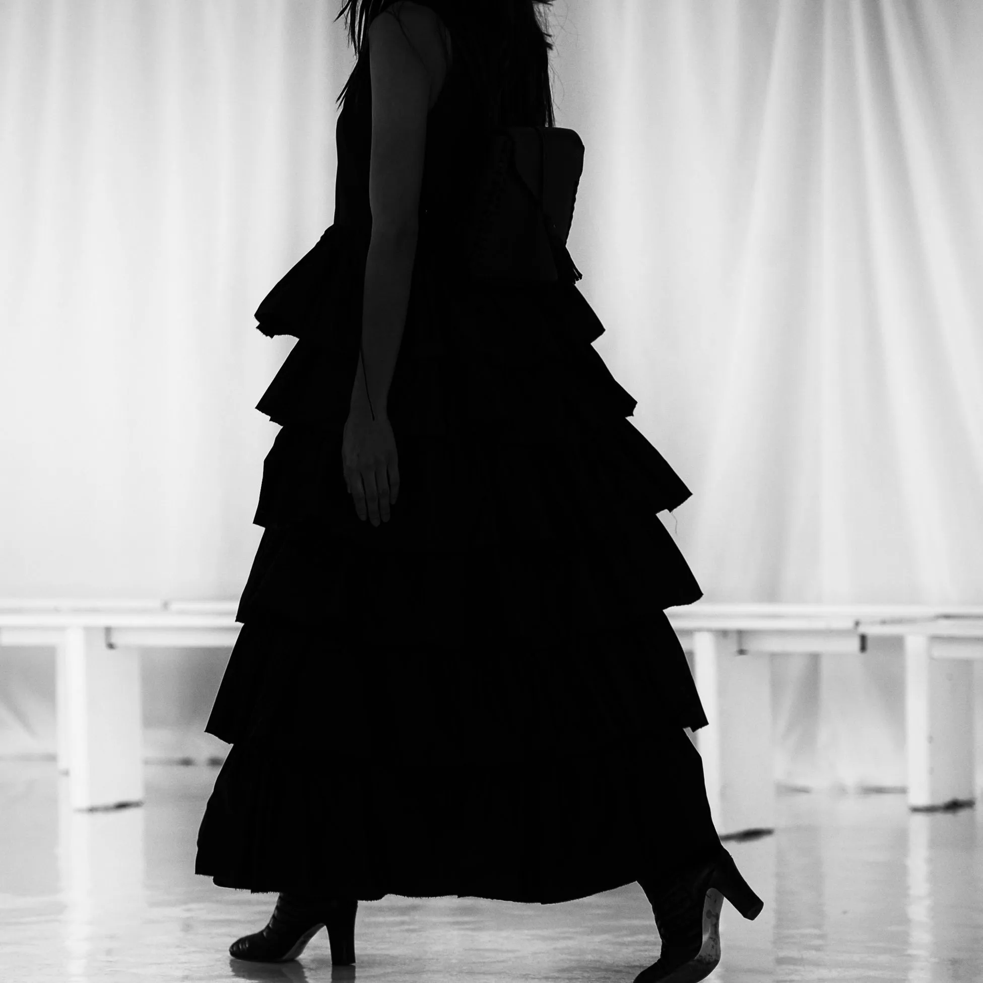 'Dusk' Ruffle Dress