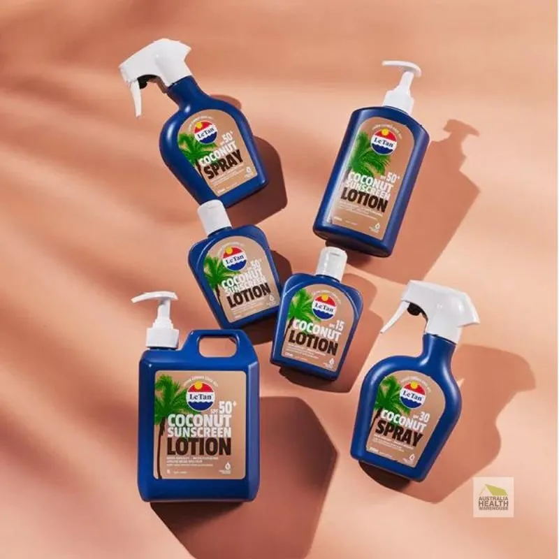 [Expiry: 11/2026] Le Tan SPF 15 Coconut Sunscreen Lotion 125mL