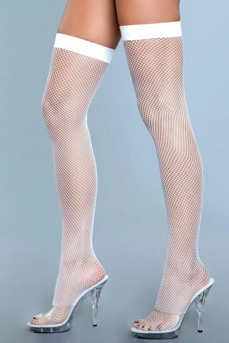 Fishnet Thigh Highs