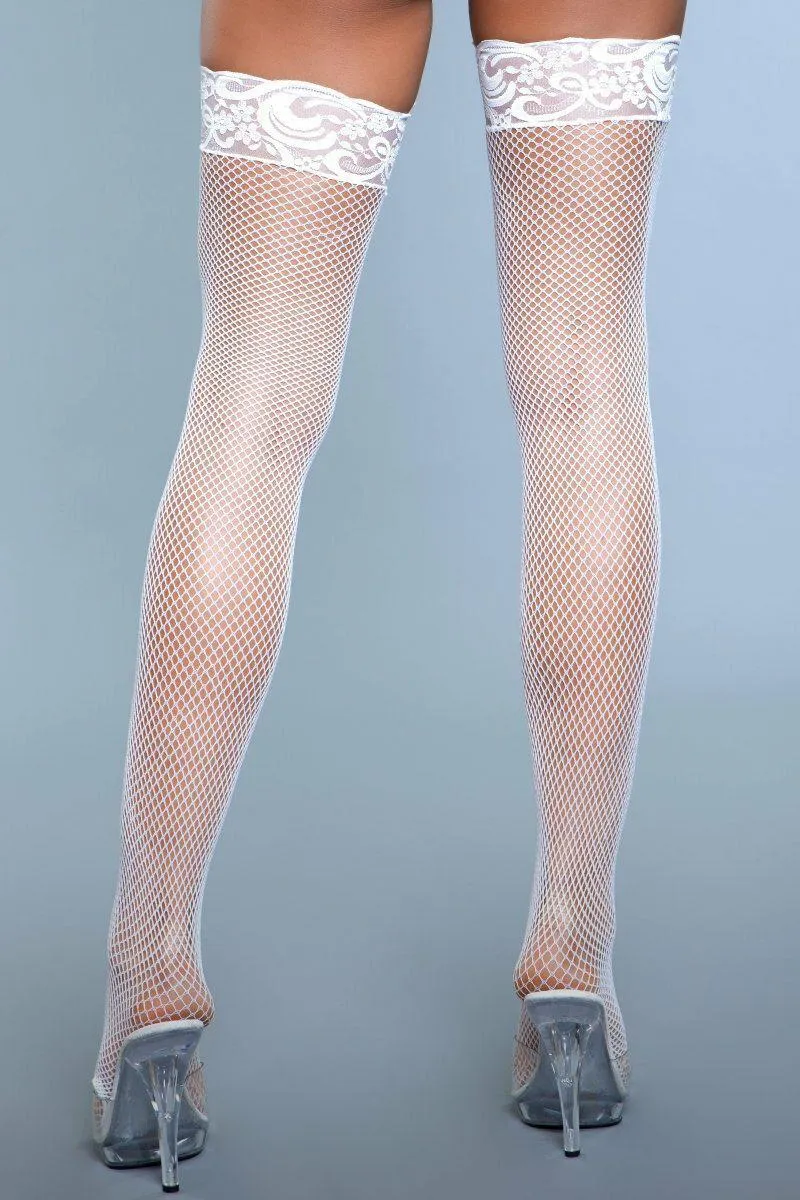 Fishnet Thigh Highs