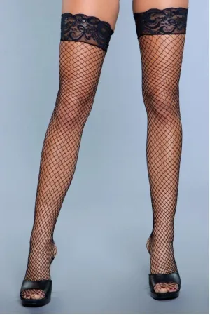 Fishnet Thigh Highs