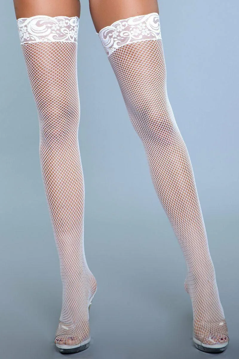 Fishnet Thigh Highs
