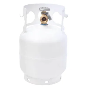 Flame King - 5 Lbs. Steel Propane Cylinder with OPD Valve & Built-in Gauge